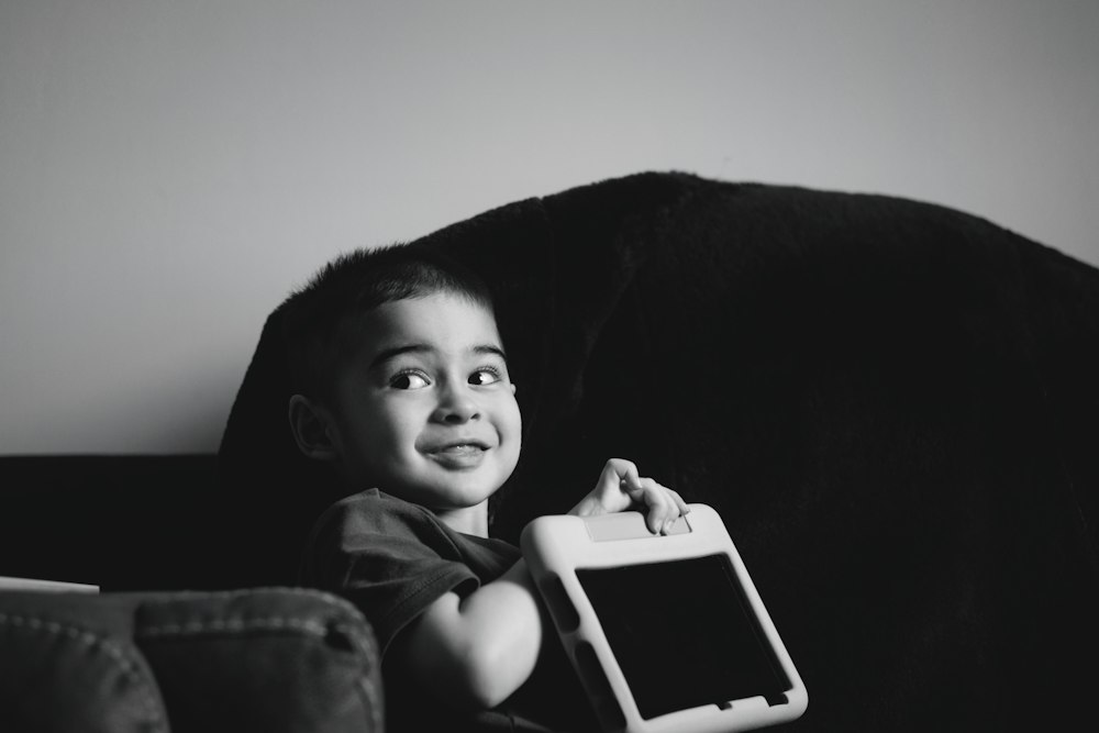 Representative photo of a child using a tablet