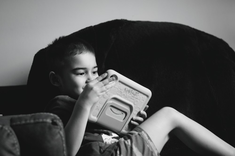 Representative photo of a child using a tablet