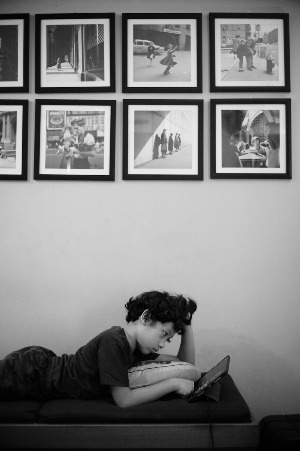 Representative photo of a child using a tablet