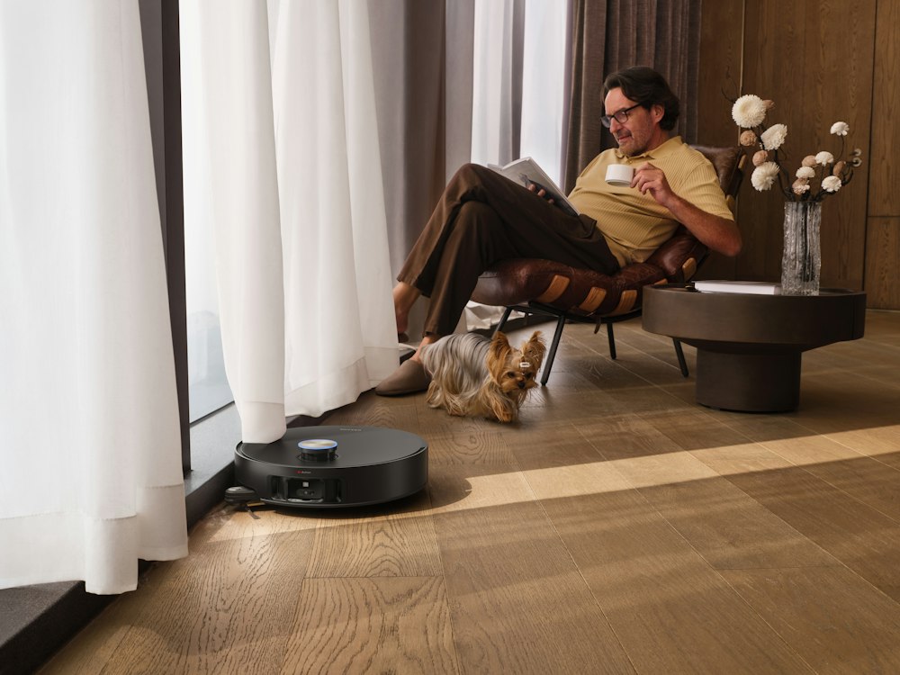 Representative photo of a robot vacuum