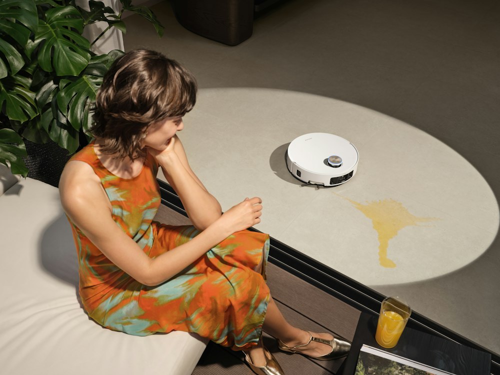 Representative photo of a robot vacuum