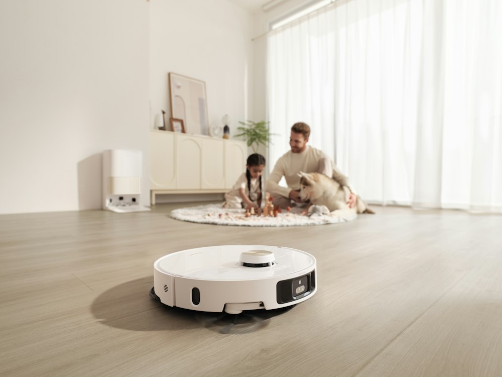 Representative photo of a robot vacuum